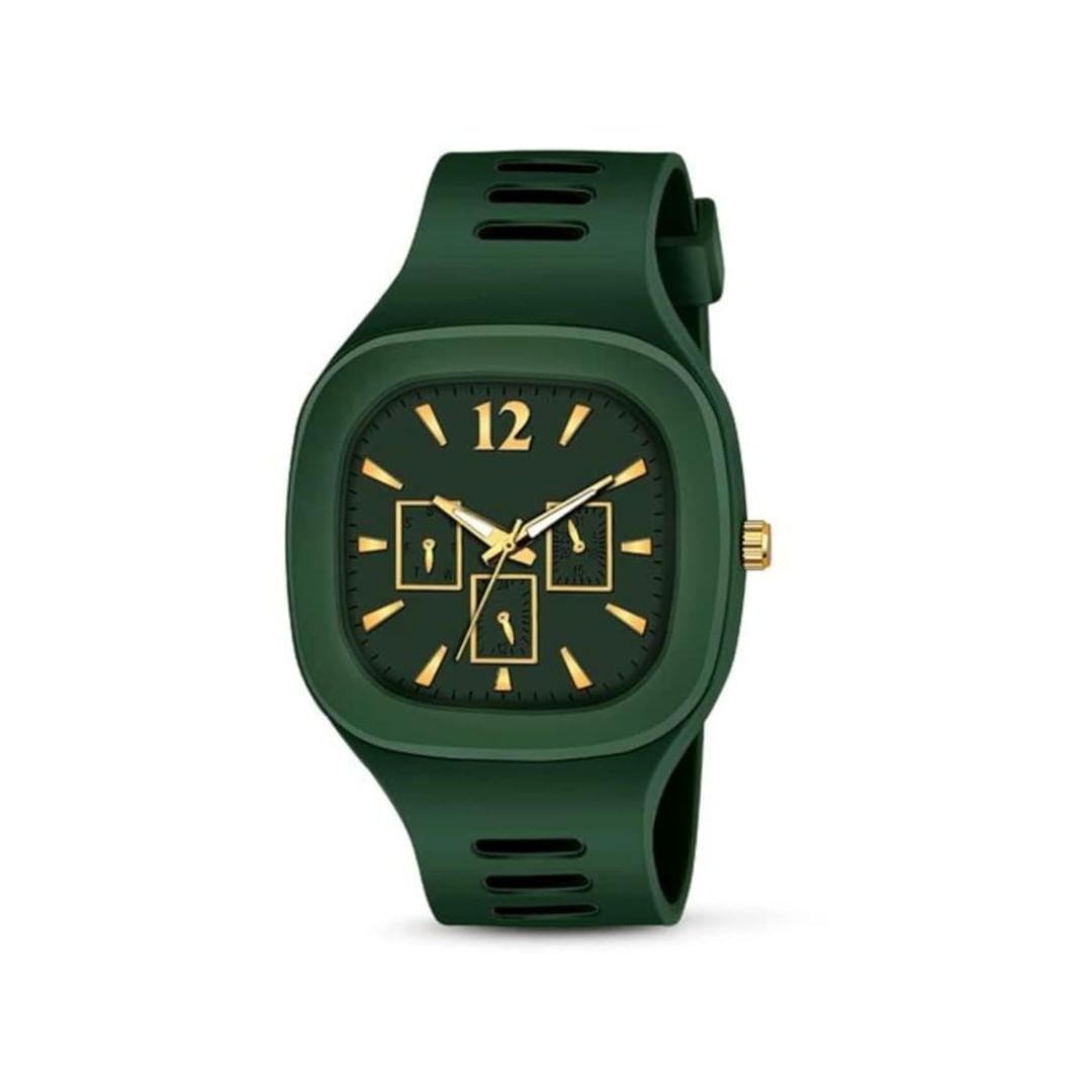 Square Rubber Watch