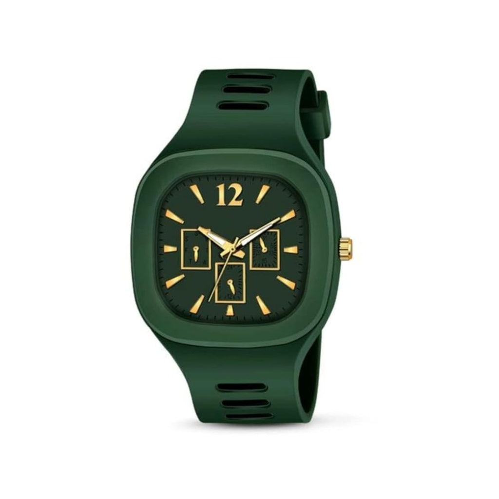 Square Rubber Watch