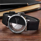 TOMI T-080 Unisex Watch Half Transparent
