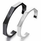 Pack of 2 Hexa Steel Handcuff Bracelets for Men & Boys