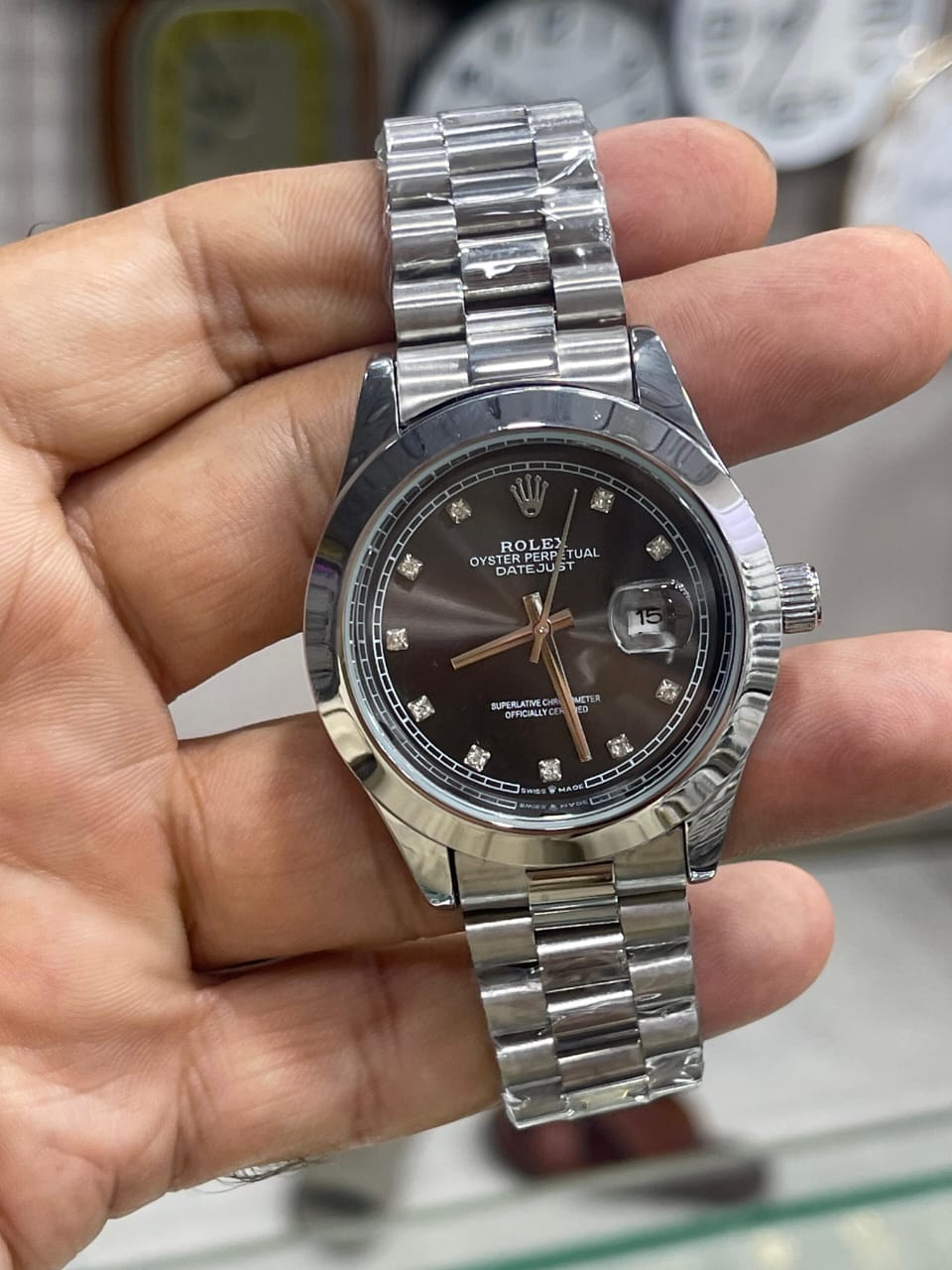 Rolax Full-Steel Date Watch