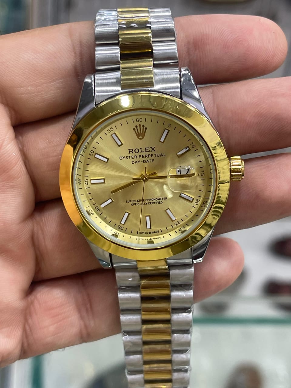 Rolax Full-Steel Date Watch