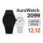 Black & White Arabic Aura Watch for Men