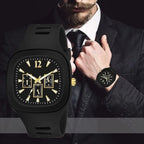 Square Rubber Watch