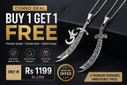 Ali Zulfiqar & Sword Pendant Combo – Buy 1 Get 1 Free