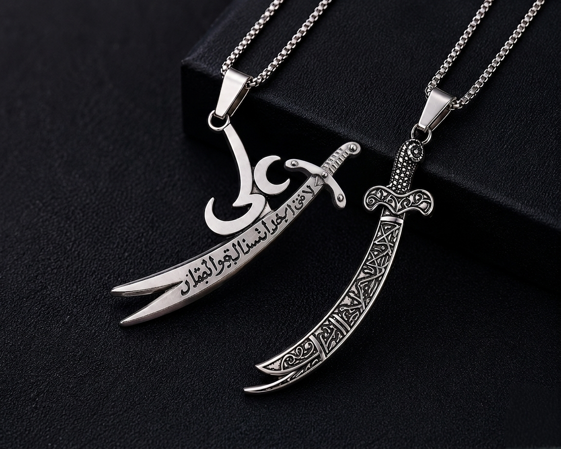 Ali Zulfiqar & Sword Pendant Combo – Buy 1 Get 1 Free