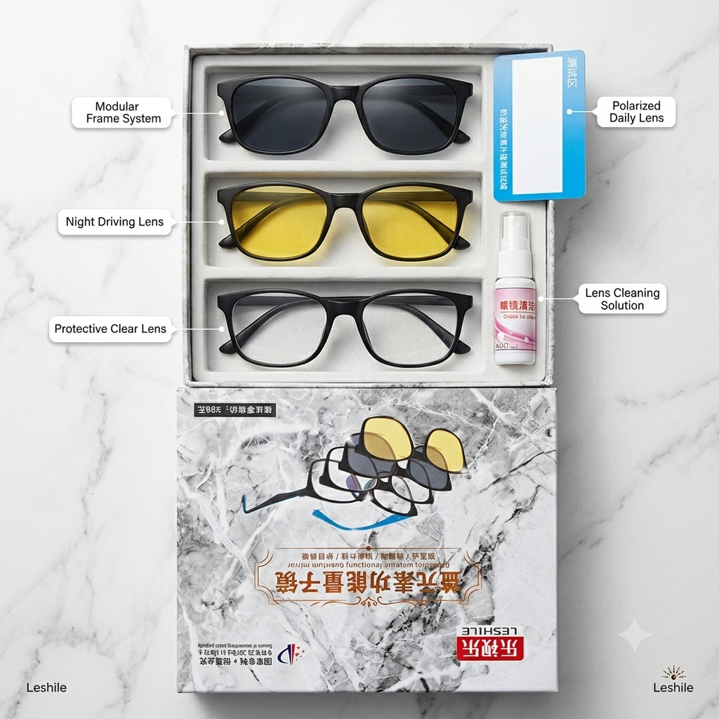 ORLUX 4-in-1 Magnetic Smart Glasses | UV400 Polarized Sunglasses
