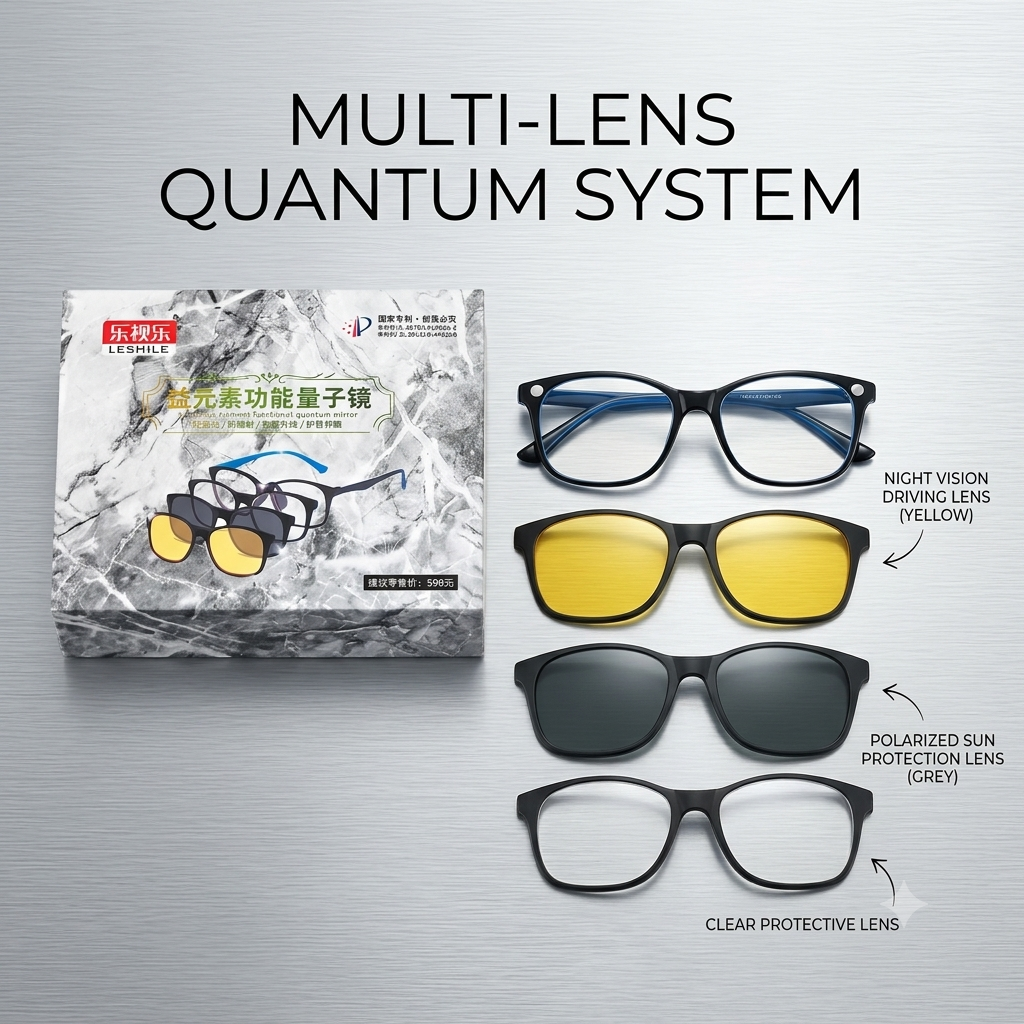 ORLUX 4-in-1 Magnetic Smart Glasses | UV400 Polarized Sunglasses