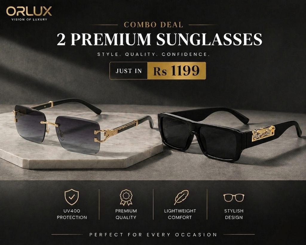 2-in-1 Luxury Panther Collection – Exclusive Sunglasses Combo Deal