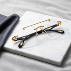 Panther Edition Photochromic Glasses - Gold & Black(open Allowed)